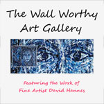 Wall Worthy Art, featuring David Hannes: A WordPress Developed Website