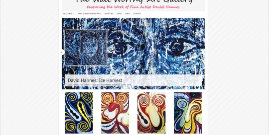 Wall Worthy Art - Home Page Screen Shot